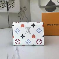 Louis Vuitton LV Women Game On Zoé Wallet Monogram Canvas Cowhide-Leather