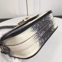 Louis Vuitton LV Women LV Pont 9 Lizard Skin Lizard Calf Goatskin