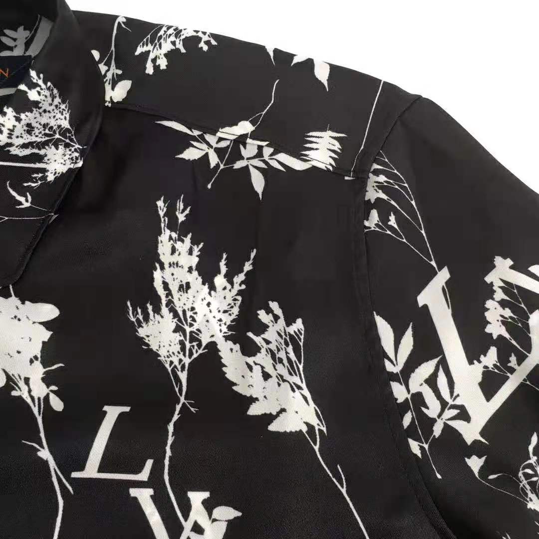 Louis Vuitton Silk Leaf Button Up Shirt – Savonches