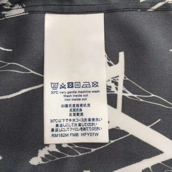 Louis Vuitton LV Women LV Printed Leaf Regular Long-Sleeved Silk Shirt (5)