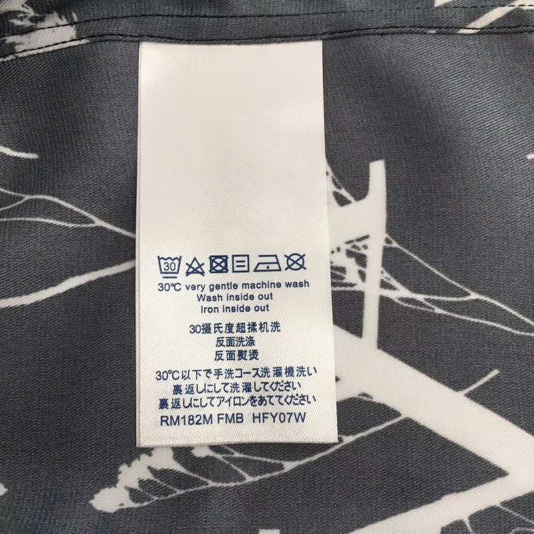 Louis Vuitton LV Printed Leaf Regular Shirt
