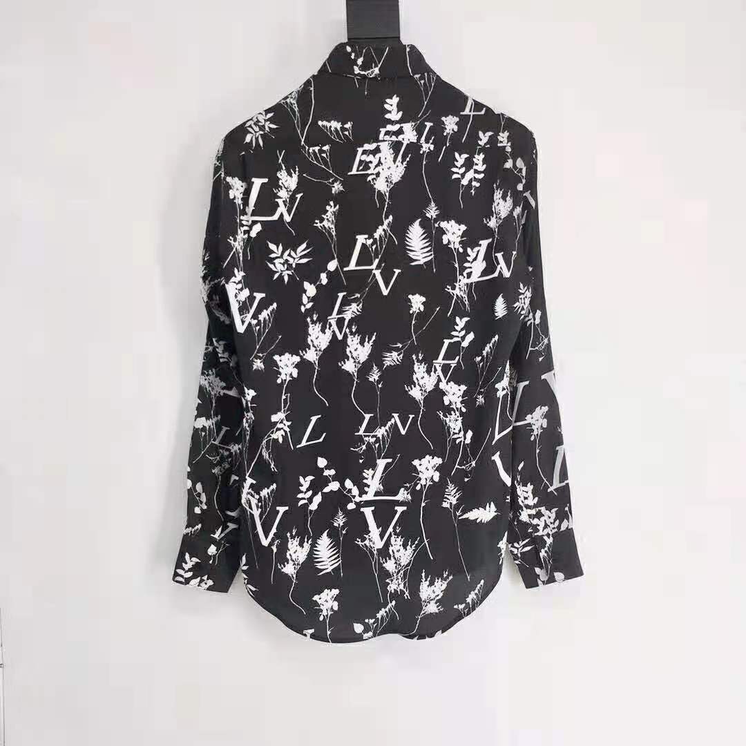 OG 19SS Louis Vuitton LV Starry Sky Planet Silk Long-Sleeved Shirt