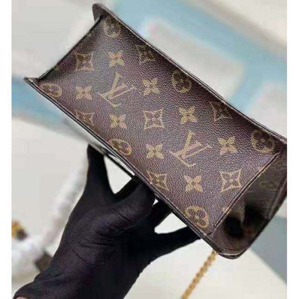 Louis Vuitton LV Women LV Wynwood Chain Bag Taupe Monogram Canvas Vernis Leather (11)