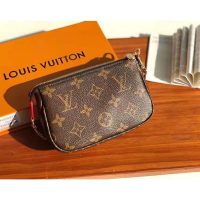 Louis Vuitton LV Women Mini Pochette Accessoires in Monogram Coated Canvas