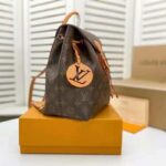 Louis Vuitton LV Women Montsouris BB Backpack Monogram Canvas Cowhide Leather - Image 5