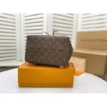 Louis Vuitton LV Women Montsouris BB Backpack Monogram Canvas Cowhide Leather - Image 4