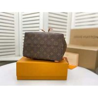 Louis Vuitton LV Women Montsouris BB Backpack Monogram Canvas Cowhide Leather