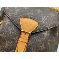 Louis Vuitton LV Women Montsouris BB Backpack Monogram Canvas Cowhide Leather