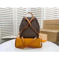 Louis Vuitton LV Women Montsouris BB Backpack Monogram Canvas Cowhide Leather