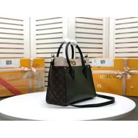 Louis Vuitton LV Women On My Side Tote Bag Small-Grained Calfskin Monogram Canvas