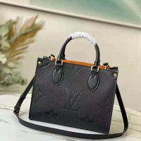 Louis Vuitton LV Women Onthego PM Tote Monogram Empreinte Leather Embossed Grained Cowhide