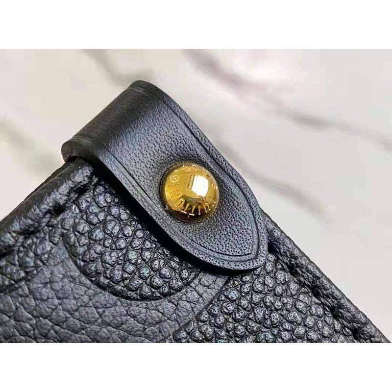 Louis Vuitton LV x YK Onthego MM Black Flower Marquetry in Embossed Grained  Monogram Empreinte Cowhide Leather with Gold-tone - US