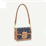 Louis Vuitton LV Women Since 1854 Dauphine MM Handbag Monogram Flowers Canvas