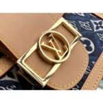 Louis Vuitton LV Women Since 1854 Dauphine MM Handbag Monogram Flowers Canvas - Image 7