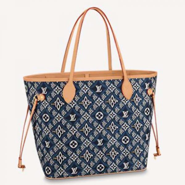 Louis Vuitton LV Women Since 1854 Neverfull MM Tote Monogram Flowers Canvas