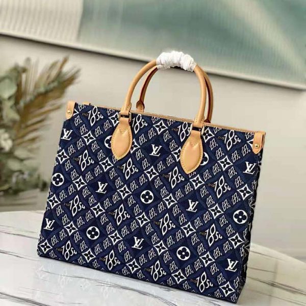 Louis Vuitton LV Women Since 1854 OnTheGo MM Tote Monogram Flowers Canvas (2)