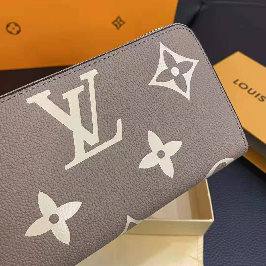 Louis Vuitton Wallet Zippy Taupe Beige Long Round Zipper Women's Monogram  Embossed Lamb Leather M81511 LOUISVUITTON | eLADY Globazone