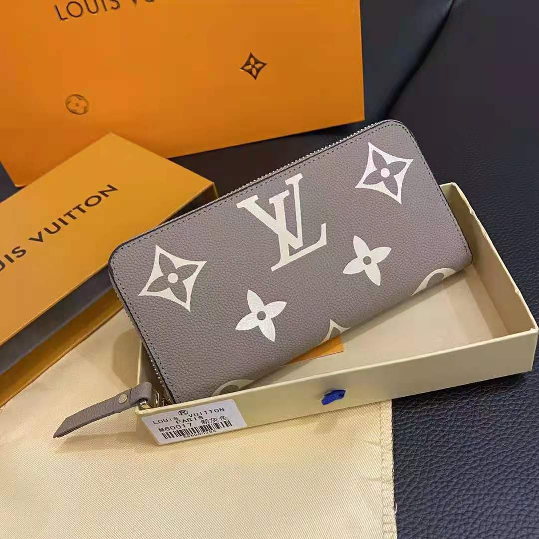 LV LV Women Clémence Wallet in Supple Monogram Empreinte Leather