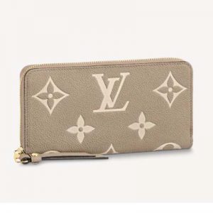 Louis Vuitton LV Women Zippy Wallet Monogram Empreinte Embossed Supple Grained Cowhide