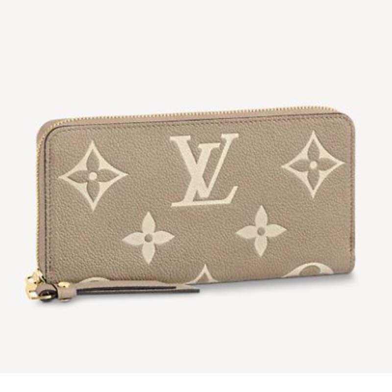 LOUIS VUITTON purse M61866 Zippy wallet Monogram Empreinte beige Women –