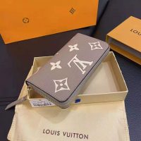 Louis Vuitton LV Women Zippy Wallet Monogram Empreinte Embossed Supple Grained Cowhide