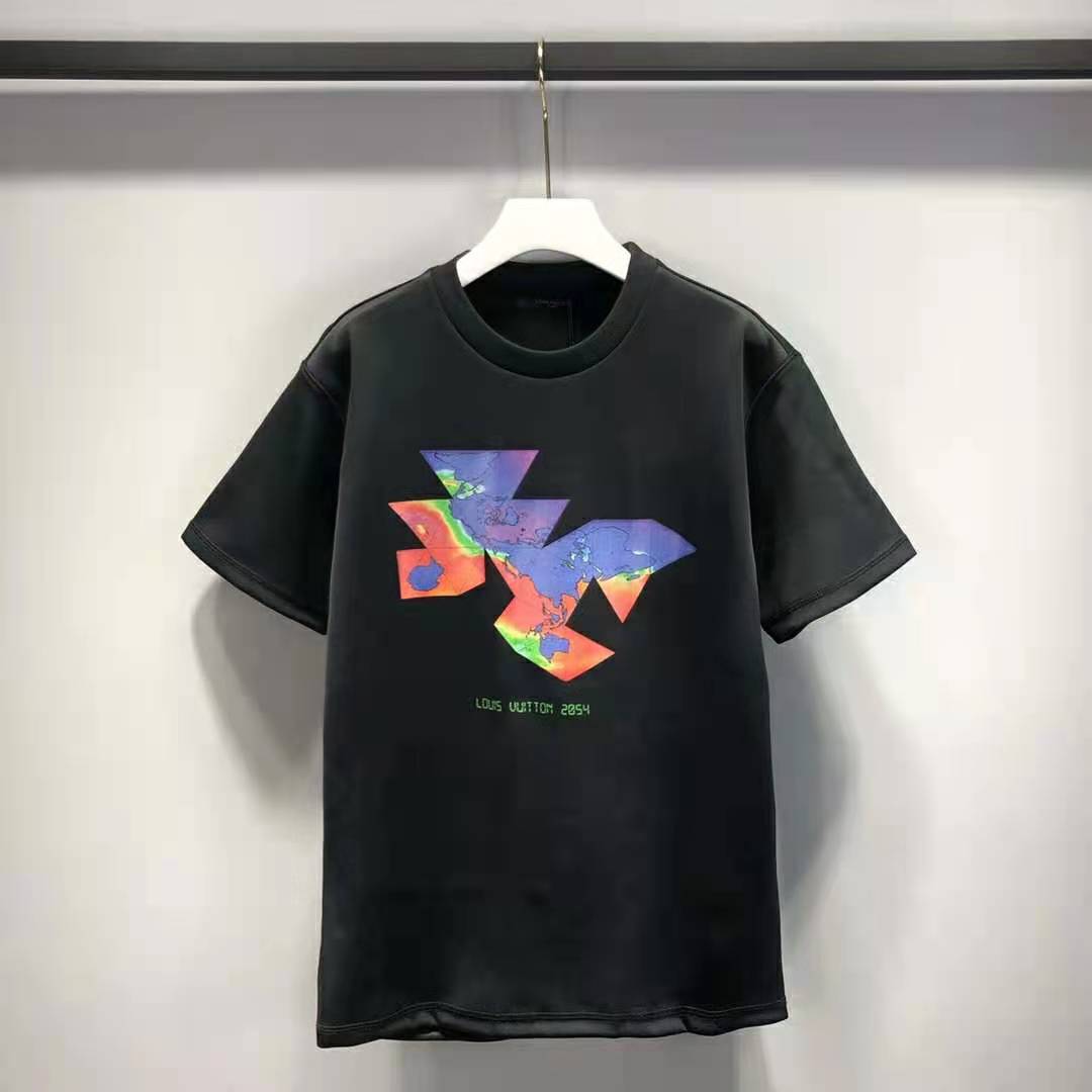 Louis Vuitton BNWT - LV 2054 multi coloured atlas print tee XXL