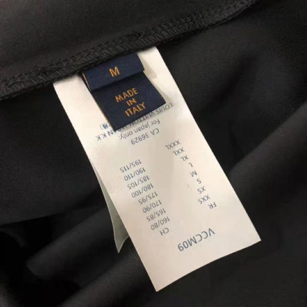 Louis Vuitton Men 2054 Printed Flower Packable T-Shirt Polyamide Slim Fit-Black (18)