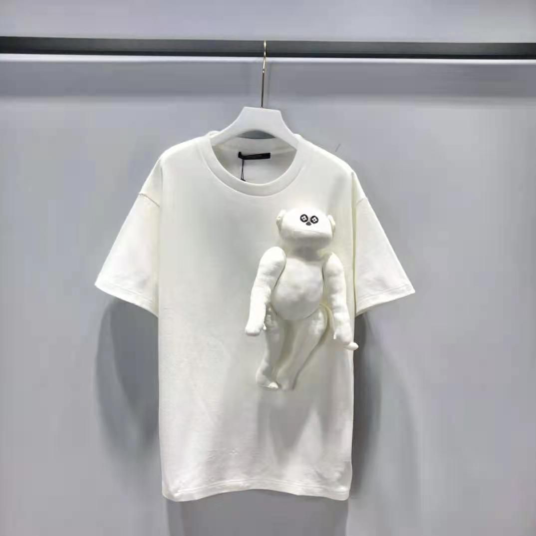 Louis Vuitton 3D Monogram T-Shirt Milk White. Size S0