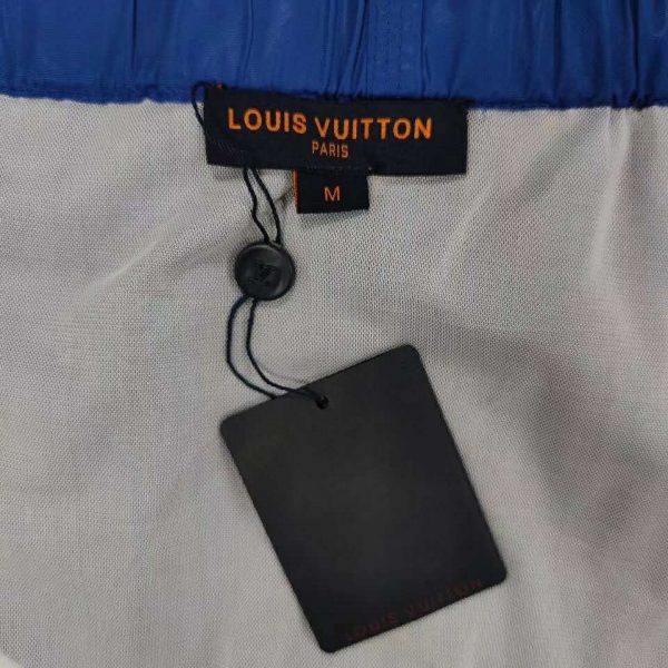 Louis Vuitton Men 3D Pocket Monogram Board Shorts Polyester Blue (10)