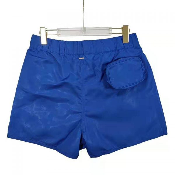 Louis Vuitton Men 3D Pocket Monogram Board Shorts Polyester Blue (12)