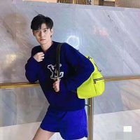Louis Vuitton Men 3D Pocket Monogram Board Shorts Polyester Blue