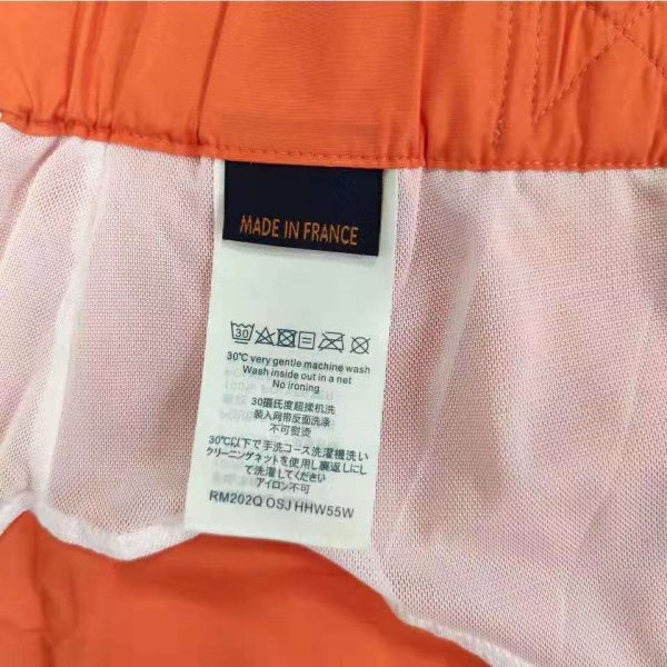 Louis Vuitton Men 3D Pocket Monogram Board Shorts Polyester Orange (5)