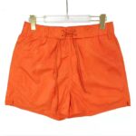 Pantaloncini da surf Louis Vuitton da uomo con monogramma tascabile 3D in poliestere arancione