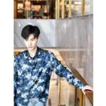 Louis Vuitton Men Camo Regular Silk Shirt LV Signature Blue Regular Fit – Image 12