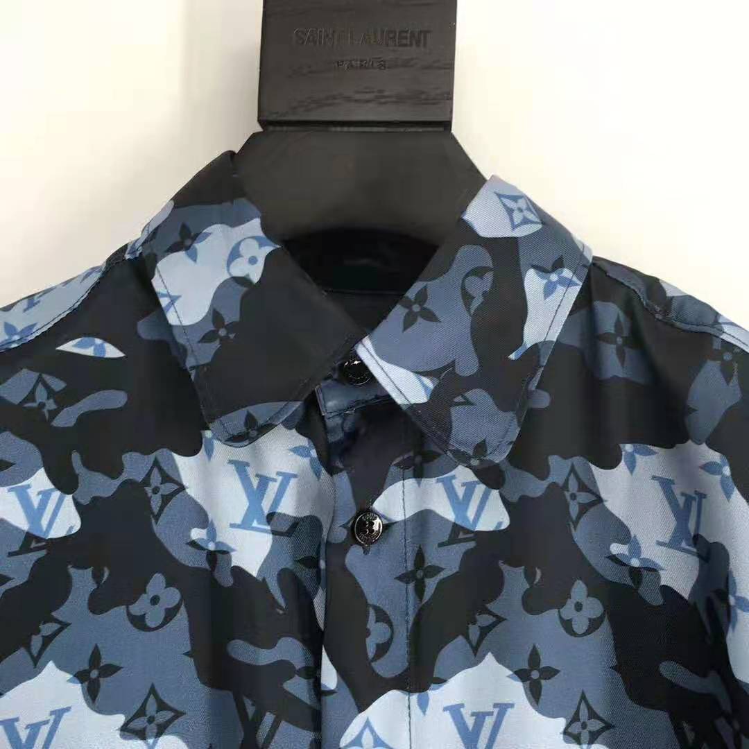 LOUIS VUITTON LV Camouflage Jacquard For Men Navy 1A7X3 - KICKS CREW