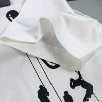 Louis Vuitton Men Floating LV Printed T-Shirt Cotton White Slim Fit