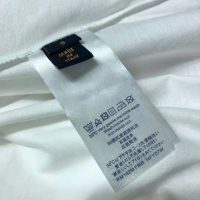 Louis Vuitton Men Front Printed Pastel Monogram T-Shirt Cotton White Regular Fit