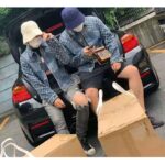 Louis Vuitton Men Giant Damier Waves Monogram Denim Jacket Cotton Regular Fit-Blue – Image 12