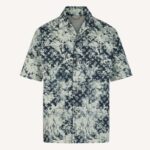 Louis Vuitton Men Hawaiian Tapestry Shirt Blue Floral Tapestry Monogram