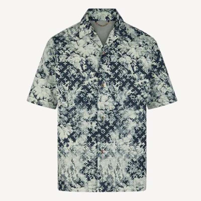 Louis Vuitton Hawaiian Shirt in Blue for Men