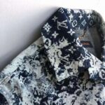 Louis Vuitton Men Hawaiian Tapestry Shirt Blue Floral Tapestry Monogram - Image 8