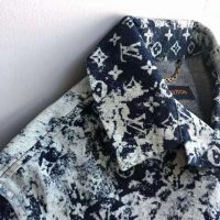 Louis Vuitton Men Hawaiian Tapestry Shirt Blue Floral Tapestry Monogram