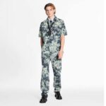 Louis Vuitton Men Hawaiian Tapestry Shirt Blue Floral Tapestry Monogram - Image 11