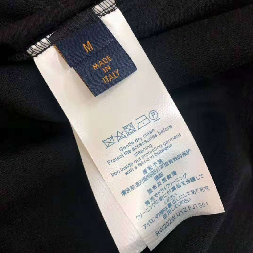 Louis Vuitton Cartoons Jacquard T Shirt Black - L – Malebox Menswear