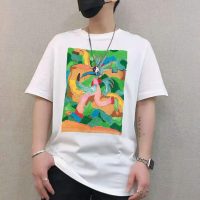 Louis Vuitton Men LV Men T-shirt Slightly Loose Fit Cotton-White