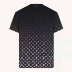 Louis Vuitton Men LVSE Monogram Gradient T-Shirt Cotton Regular Fit Black and White
