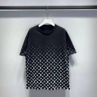 Louis Vuitton Men LVSE Monogram Gradient T-Shirt Cotton Regular Fit Black and White