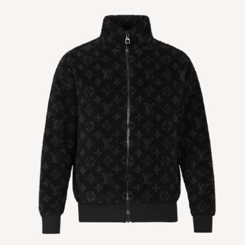 louis vuitton monogram fleece jacket