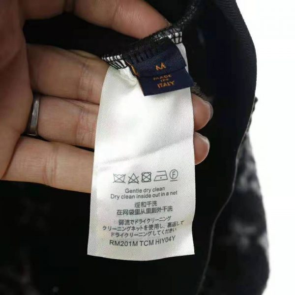 Louis Vuitton Men Monogram Jacquard Fleece Zip-Through Jacket Polyester Black Slightly Loose Fit (9)