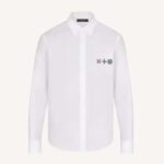 Louis Vuitton Men Multicolor Monogram Flowers Regular Shirt Cotton White